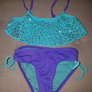 Girls 2 piece bathing suits